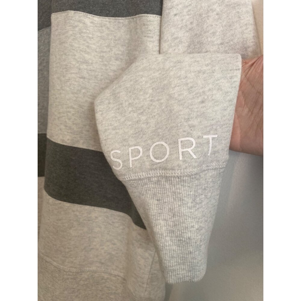 NWT Tommy Hilfiger Sport Women’s Gray Colorblock Sweatshirt Size L - Picture 5 of 6